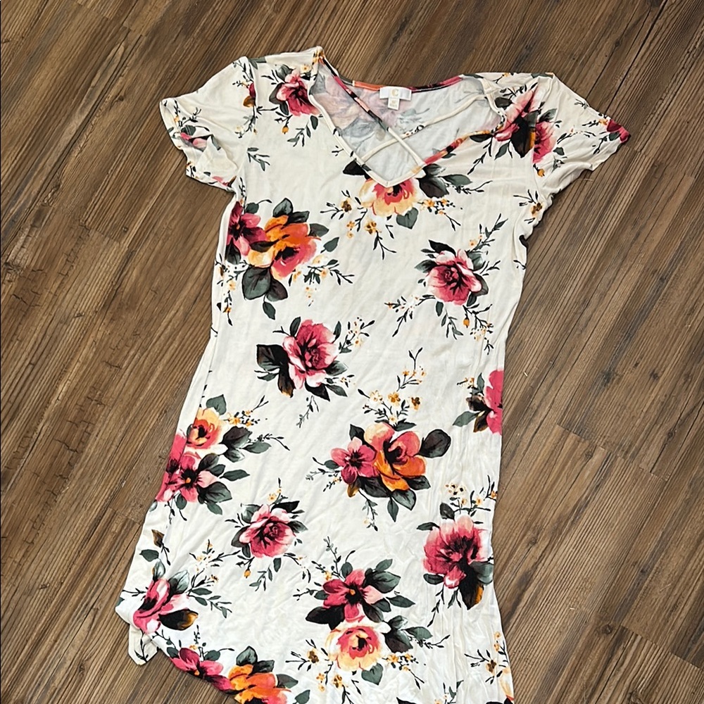 Floral Print Women's Dress